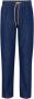 Liu Jo Broek met trekkoord in de taille Blauw Dames - Thumbnail 1