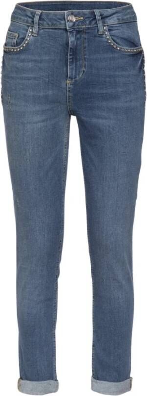 Liu Jo Cropped spijkerbroek Blauw Dames