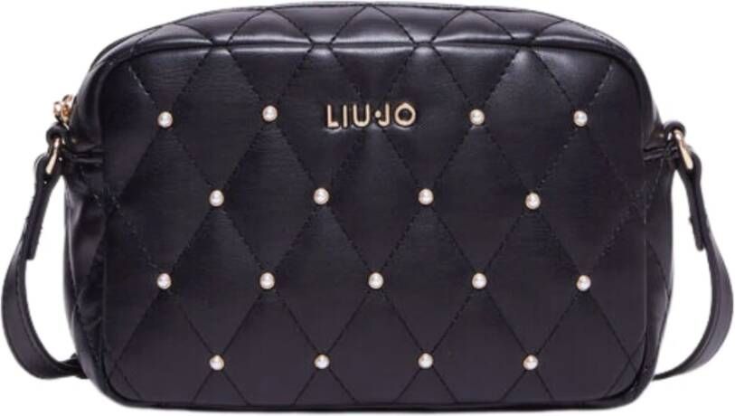 Liu Jo Gewatteerde Zwarte Camera Case Handtas Liu-jo Astilbe M Black Dames - Foto 5