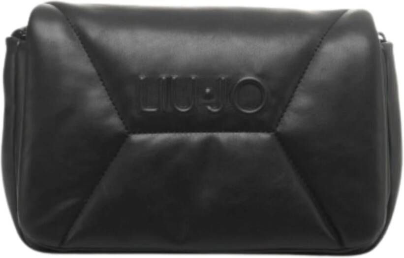 Liu Jo D Crossbody Puff Clutch Stijlvol en ruim Black Dames