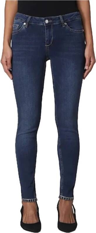 Liu Jo Denim Skinny Jeans voor de Moderne Vrouw Blauw Dames