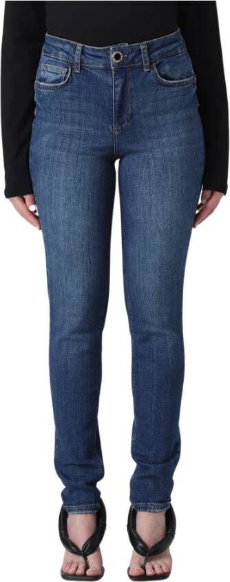 Liu Jo Divine High Waist Skinny Jeans Blauw Dames