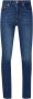 Liu Jo Blauwe Jeans met Gebruikte Wassing en Vernietigde Details Blue Dames - Thumbnail 2