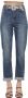 Liu Jo Hoge Taille Rechte Pijp Jeans met Afneembare Riem Blue Dames - Thumbnail 3