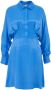 Liu Jo Viscose jurk met satijnen finish Barby blauw - Thumbnail 2