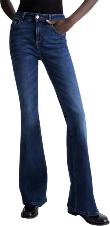 Liu Jo Dames jeans met elastiek aan de achterkant Blue Dames