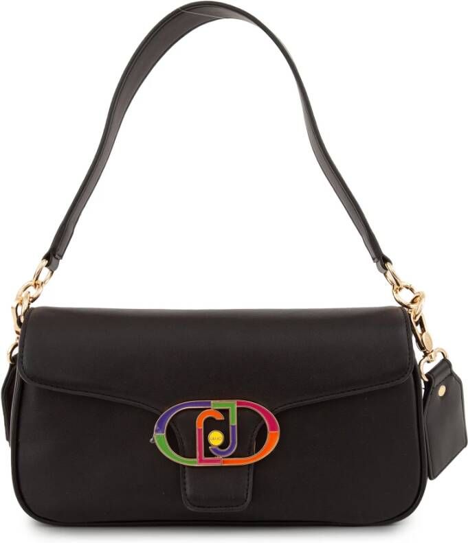 Liu Jo ECS M Crossbody Nero Stijlvol en Duurzaam Zwart Dames