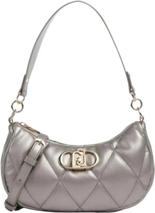 Liu Jo Grijze Gewatteerde Thilini M Hobo Handtas Grijs Dames - Foto 3