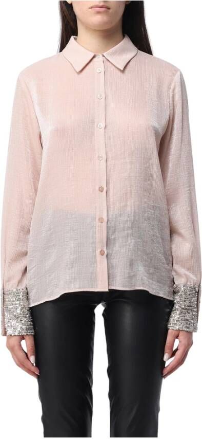 Liu Jo Elegante Blouse voor Vrouwen Tunica TS. NAV Roze Dames