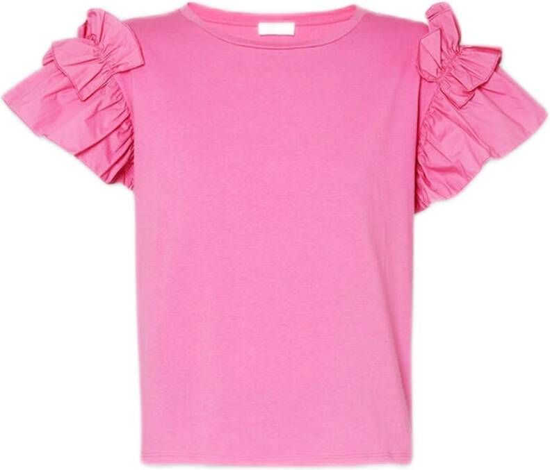 Liu Jo Elegante Dames T-Shirt Roze Dames