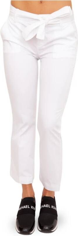 Liu Jo Elegante Ecru Katoenmix Shorts White Dames