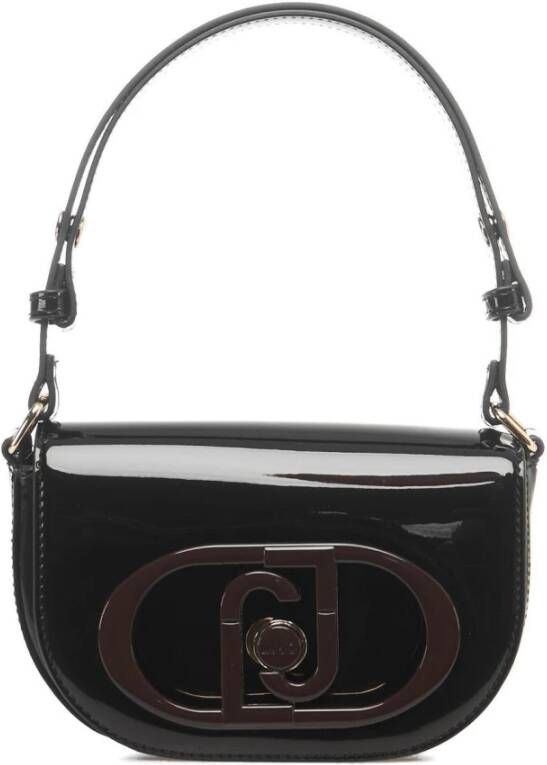 Liu Jo Ontdek Pure Elegantie met de Handtas met PU-patenteffect Exclusief bij Leurink Mode! Brown Dames