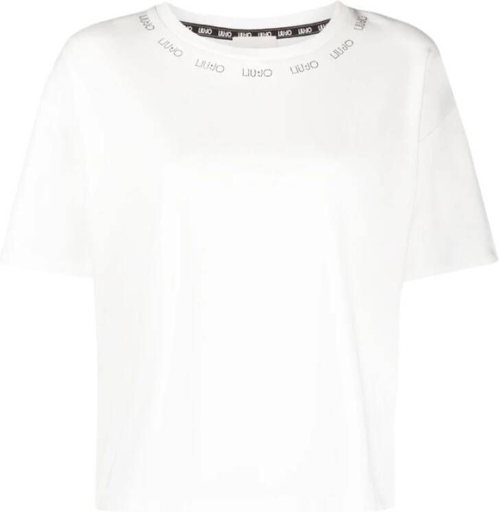 Liu Jo Elfenbein Nude Dames Tops Wit Dames