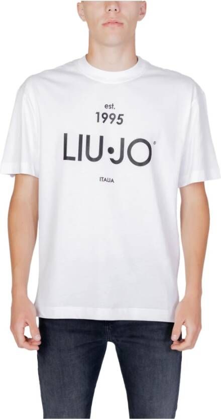 Liu Jo EST 1995 Heren Mode T-Shirt White Heren