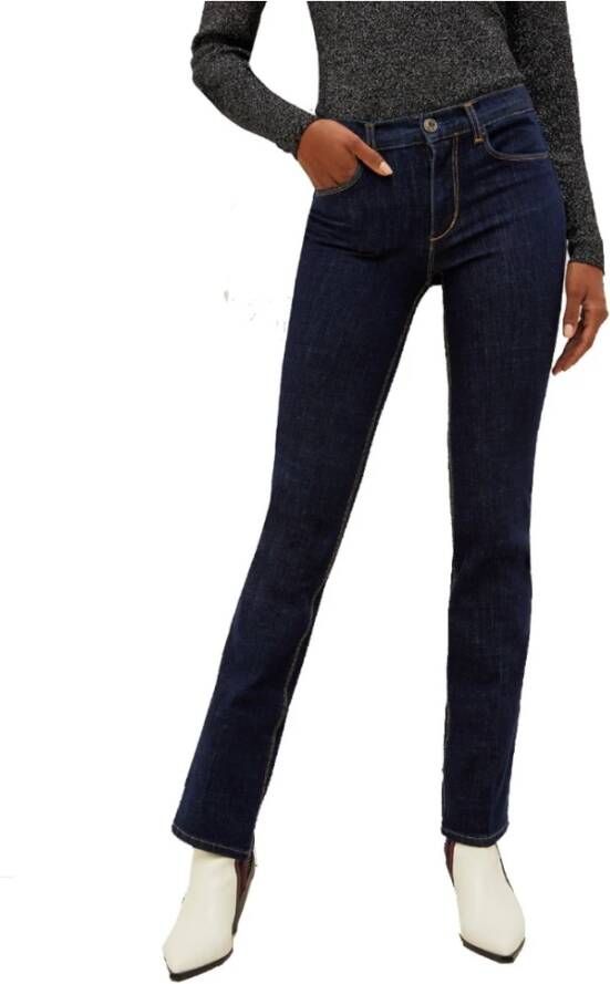 Liu Jo Flared High-Waisted Skinny Jeans Blauw Dames