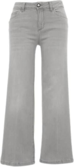 Liu Jo Jeans ecs b.up perfect cropped r.w. Gray Dames