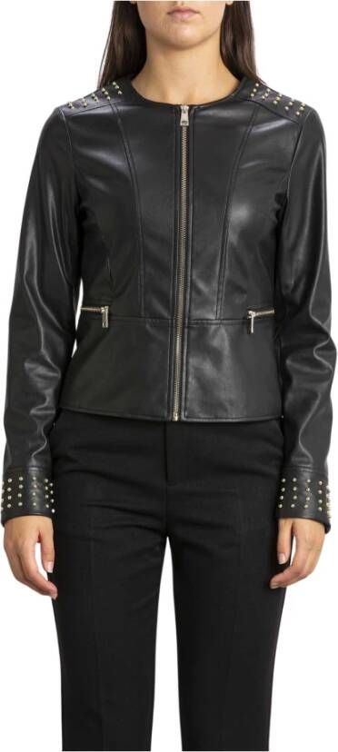 Liu Jo Elegante getailleerde jas Black Dames