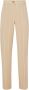 Liu Jo Gestreepte Linnen Blend Slim-fit Broek Beige Dames - Thumbnail 2
