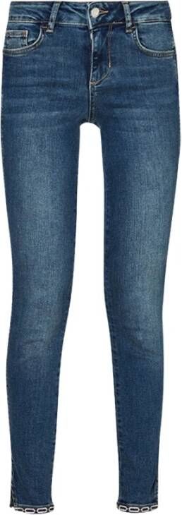 Liu Jo Glamoureuze Skinny Jeans Blauw Dames