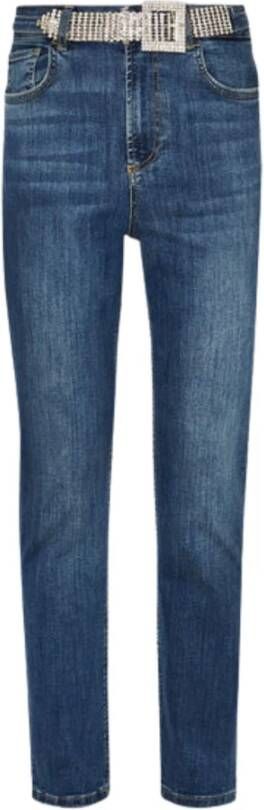Liu Jo Glamoureuze Skinny Jeans voor Vrouwen Blauw Dames