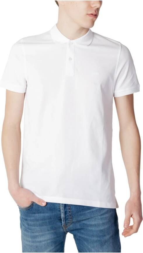 Liu Jo Heren Polo T-shirt met korte mouwen Wit Heren