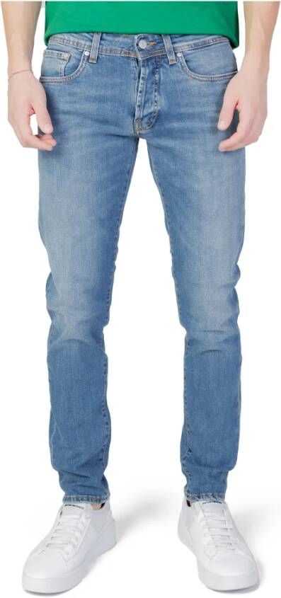 Liu Jo Heren Slim Jeans Herfst Winter Collectie Blue Heren
