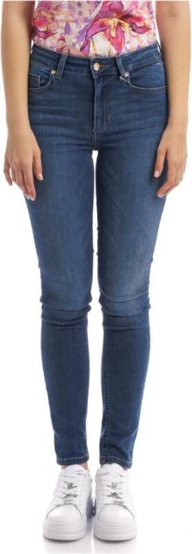 LIU JO Dames Jeans B.up Divine H.w. Donkerblauw