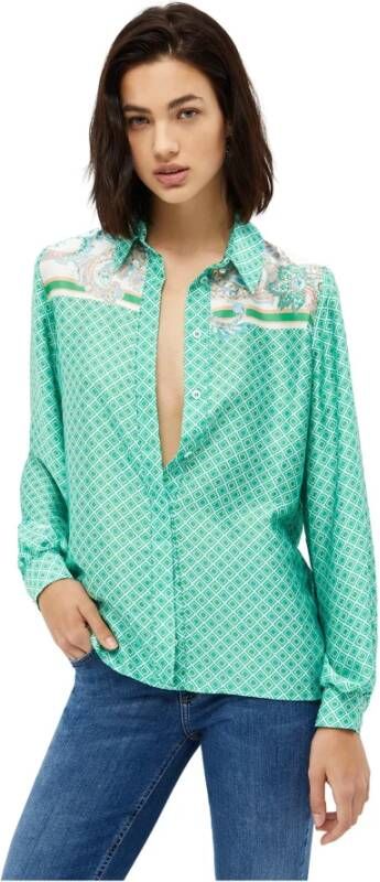 Liu Jo Hoogwaardige blouses voor vrouwen Groen Dames
