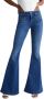 Liu Jo Flared Jeans met lage zakken en elastische taille Blauw Dames - Thumbnail 1
