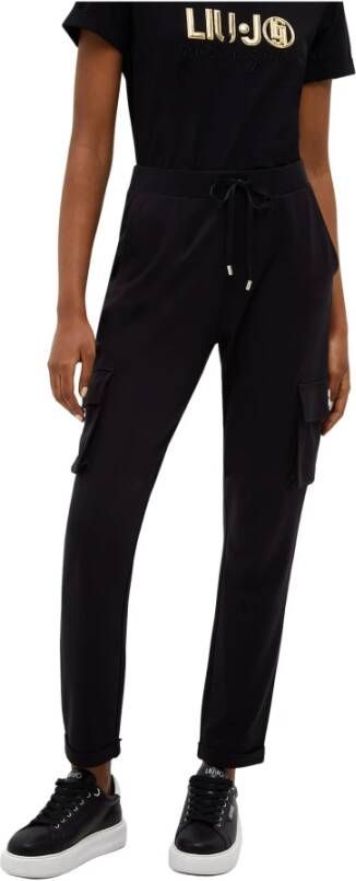 Liu Jo Slim-fit Trousers Zwart Dames