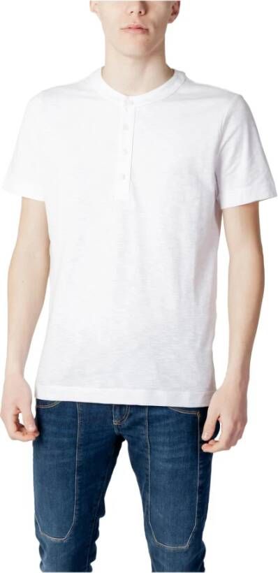 Liu Jo Flamefino Katoenen T-Shirt Wit Heren