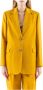 Liu Jo Klassieke Blazer met één knoop Yellow Dames - Thumbnail 1