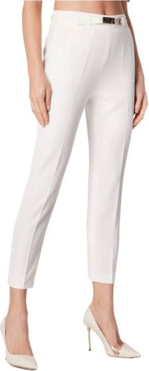 Liu Jo Witte broek met strakke pasvorm White Dames