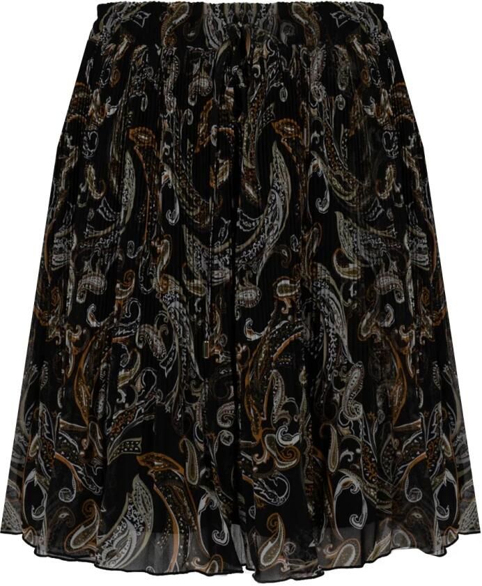 Liu Jo Zwarte Plissé Rokken Gonna Ts Nav Longuet - Foto 2