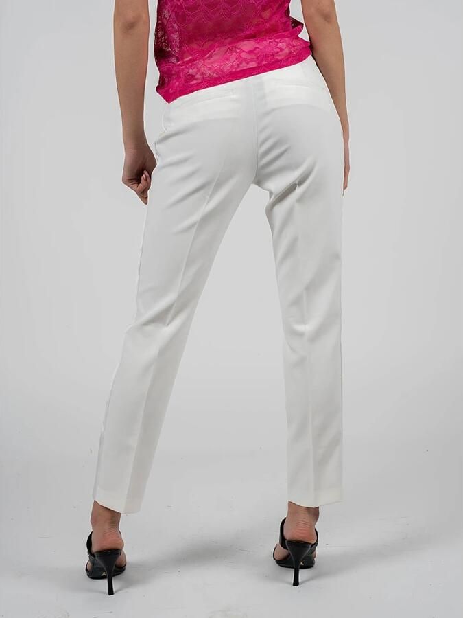 Liu Jo Aansluitende 7 8 Lengte Broek White Dames - Foto 4