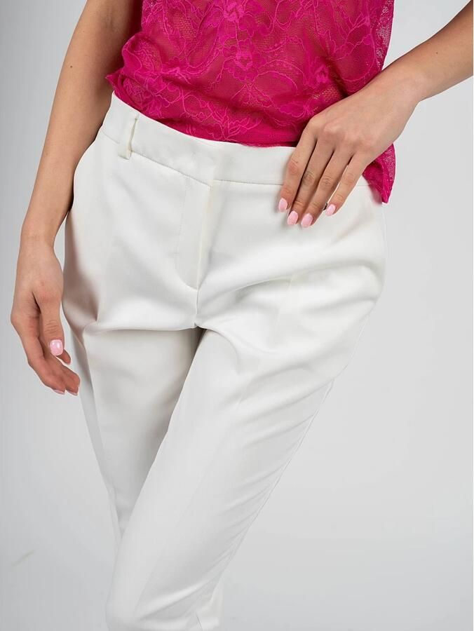 Liu Jo Aansluitende 7 8 Lengte Broek White Dames - Foto 2