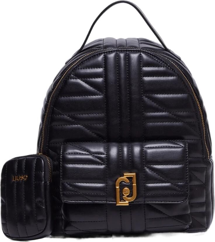 Liu Jo Stijlvolle en praktische Zaini Af3122 E0426 rugzakken Black Dames