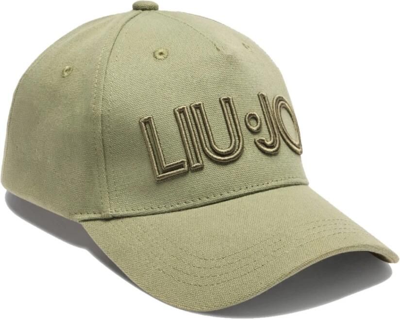 Liu Jo Baseball Logo Plain Cap Green Dames - Foto 4