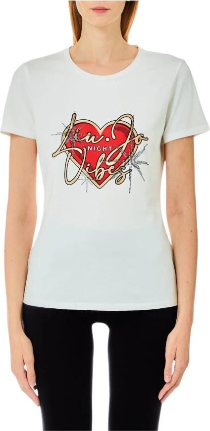 Liu Jo Basis T-shirt White Dames - Foto 3