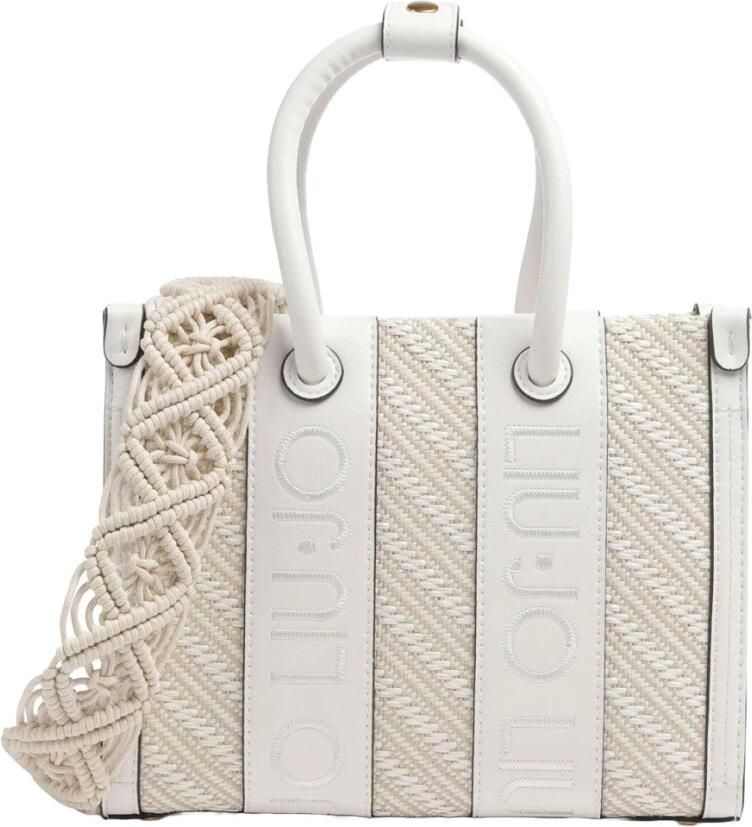 Liu Jo Beige Handtas met Metalen Details Beige Dames - Foto 4