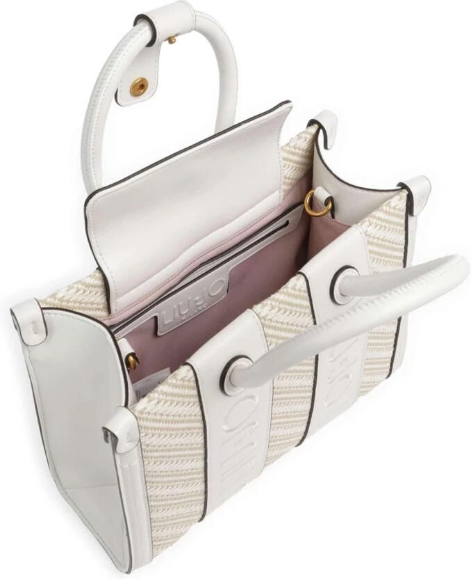 Liu Jo Beige Handtas met Metalen Details Beige Dames - Foto 3