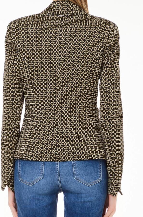 Liu Jo Elegante zwarte en gouden blazer Multicolor Dames - Foto 4