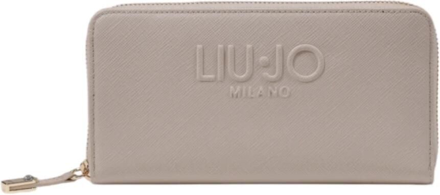 Liu Jo Beige Portemonnee met Effen Patroon Beige Dames - Foto 3