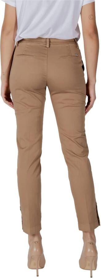 Liu Jo Katoenen Sigarettenbroek Dames Collectie Beige Dames - Foto 6