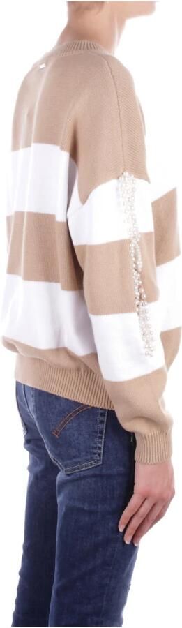 Liu Jo Beige Sweater met Cut-Out Details Multicolor Dames - Foto 4