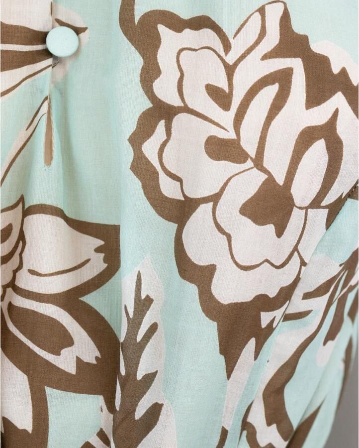 Liu Jo Bloemenprint Katoenen Jurk met Amerikaanse Halslijn Multicolor Dames - Foto 2