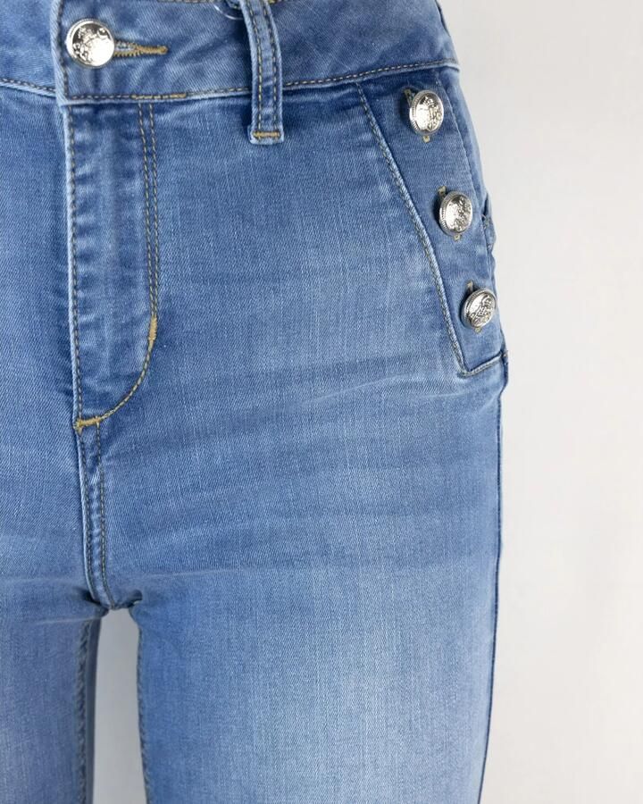 Liu Jo Bootcut Jeans Dames Lente Zomer Collectie Blue Dames