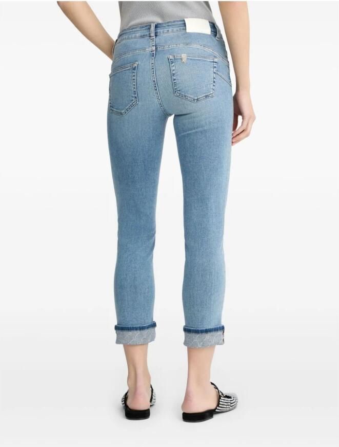 Liu Jo Blauwe Jeans met Omgeslagen Manchetten Blue Dames - Foto 4