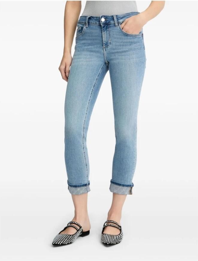 Liu Jo Blauwe Jeans met Omgeslagen Manchetten Blue Dames - Foto 3