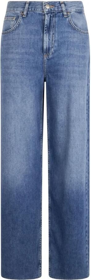 Liu Jo Hoge Taille Denim Jeans Blauw Blue Dames - Foto 9